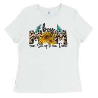 Boy Mom From Son Up To Sun Down Ladies Tee | Teevron