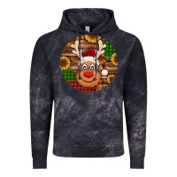 Cloud Black cute reindeer head Christmas Vintage Hoodie - Jasminsmagicworld