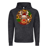 Vintage Black cute reindeer head Christmas Vintage Hoodie - Jasminsmagicworld