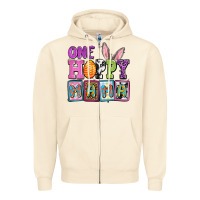 Sandshell Easter Day One hoppy mama Zipper Hoodie - OliviaCreatesArt