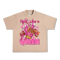 Burro Survivor queen Breast Cancer afro girl sneakers Urban Heavy Tee - RanaPortraitStore