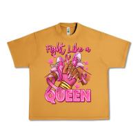 Peanut Butter Survivor queen Breast Cancer afro girl sneakers Urban Heavy Tee - RanaPortraitStore