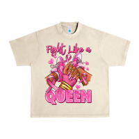 Sandshell Survivor queen Breast Cancer afro girl sneakers Urban Heavy Tee - RanaPortraitStore