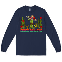Navy My 1st Cinco De Mayo Long Sleeve Tee - texasbilliewilder