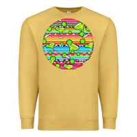 Antique Gold hispanic heritage month round earrings 3 Premium Sweatshirt - BundleAndBundleShop