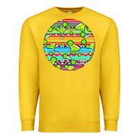 Lemon hispanic heritage month round earrings 3 Premium Sweatshirt - BundleAndBundleShop