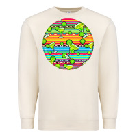 Sandshell hispanic heritage month round earrings 3 Premium Sweatshirt - BundleAndBundleShop