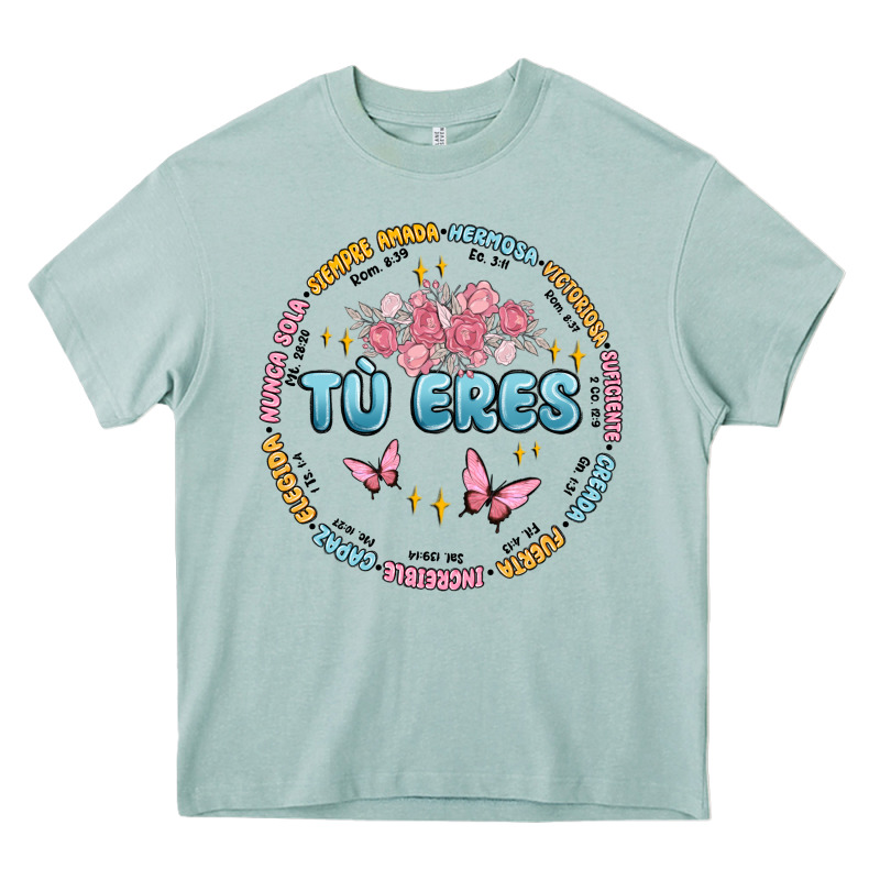 Tu Eres Inspiration Heavy Core Tee by MaliasSmallBusiness | Teevron