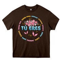 Chocolate Brown tu eres inspiration Heavy Core Tee - MaliasSmallBusiness