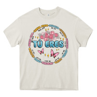 Cream tu eres inspiration Heavy Core Tee - MaliasSmallBusiness