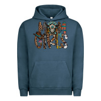 Pigment Midnight Navy mom of girls Urban Hoodie - RacoonDesign