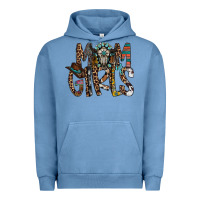 Pigment Pebble Blue mom of girls Urban Hoodie - RacoonDesign