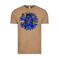 Vintage Coffee Colon Cancer Awareness sunflower Vintage Tee - RanaPortraitStore