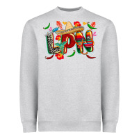 Heather Grey cinco de mayo lpn Heavyweight Sweatshirt - CowGirlArtShop