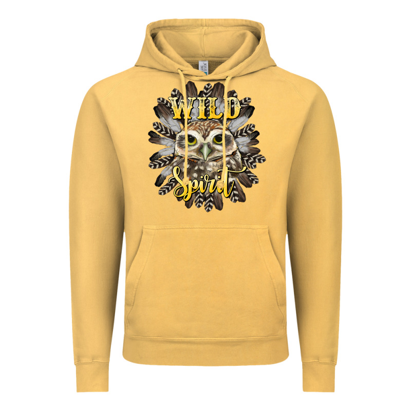 Wild Spirit Owl Vintage Hoodie by BarkalooDesign | Teevron