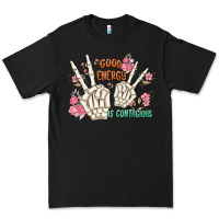 Black good energy is contagious Premium Tee - MaliasSmallBusiness