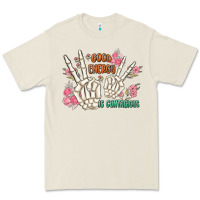 Bone good energy is contagious Premium Tee - MaliasSmallBusiness