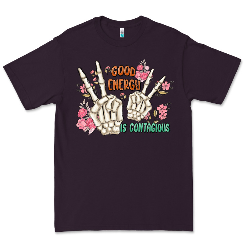 Good Energy Is Contagious Premium Tee by MaliasSmallBusiness | Teevron