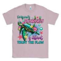 Lilac everyone's journey is different trust the flow Classic Tee - Artiststas