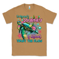 Toasted Coconut everyone's journey is different trust the flow Classic Tee - Artiststas