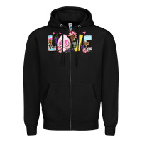 Black Easter Day Love Easter Zipper Hoodie - OliviaCreatesArt