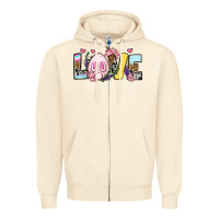 Sandshell Easter Day Love Easter Zipper Hoodie - OliviaCreatesArt