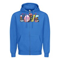 True Royal Easter Day Love Easter Zipper Hoodie - OliviaCreatesArt