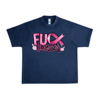 Navy Fu*ck Cancer Urban Heavy Tee - RanaPortraitStore