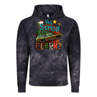 Cloud Black you serious clark with christmas car Vintage Hoodie - Jasminsmagicworld
