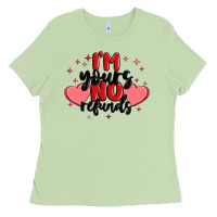 Matcha i'm yours no refunds Ladies Tee - MaliasSmallBusiness