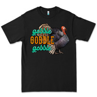 Black Thanksgiving turkey gobble gobble Premium Tee - NancyCooperArtShop