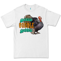 White Thanksgiving turkey gobble gobble Premium Tee - NancyCooperArtShop