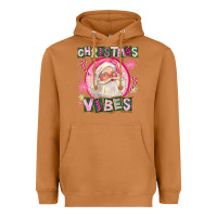 Meerkat Pink Christmas Vibes Santa Heavyweight Hoodie - FaDigitalArtStudio
