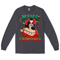 Smoke Mama Chingona Skull Long Sleeve Tee - texasbilliewilder