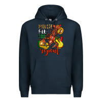 Navy Pinch peel eat repeat crawfish Premium Hoodie - FaDigitalArtStudio