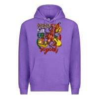 Purple Pinch peel eat repeat crawfish Premium Hoodie - FaDigitalArtStudio