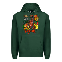 Sports Green Pinch peel eat repeat crawfish Premium Hoodie - FaDigitalArtStudio