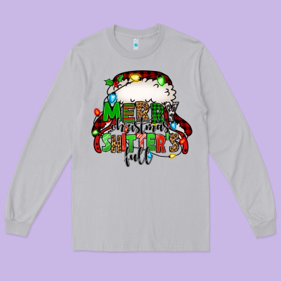 Merry Christmas Shitter's Full Christmas Vacation Long Sleeve Tee Designed By Jasminsmagicworld