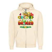Sandshell Cinco de drinko Zipper Hoodie - FaDigitalArtStudio