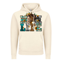 Vintage Artic western momlife skull with bandana Vintage Hoodie - Jasminsmagicworld