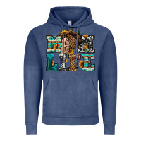 Vintage Denim western momlife skull with bandana Vintage Hoodie - Jasminsmagicworld
