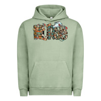 Pigment Oil Green nurse western Urban Hoodie - RacoonDesign