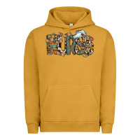 Pigment Peanut Butter nurse western Urban Hoodie - RacoonDesign