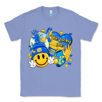 Colony Blue retro disco ball the lucky few smile face Classic Tee - Artiststas