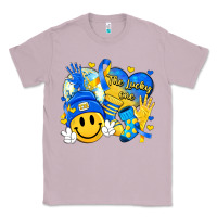 Lilac retro disco ball the lucky few smile face Classic Tee - Artiststas