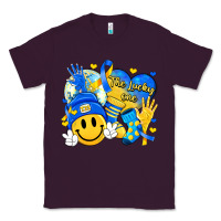Plum retro disco ball the lucky few smile face Classic Tee - Artiststas