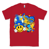 Red retro disco ball the lucky few smile face Classic Tee - Artiststas