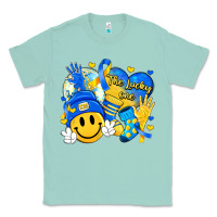 Seafoam retro disco ball the lucky few smile face Classic Tee - Artiststas