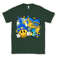 Sports Green retro disco ball the lucky few smile face Classic Tee - Artiststas