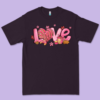 Love Mexican Conchas Valentines Day Premium Tee Designed By Maliassmallbusiness